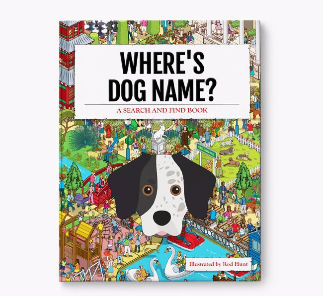 Personalised Where's {dogsName} Book